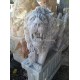 Sư tử mẹ con đá cẩm thạch trắng 1m1