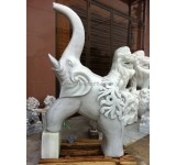 Tượng voi cẩm thạch trắng 4