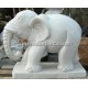 Tượng voi cẩm thạch trắng 2